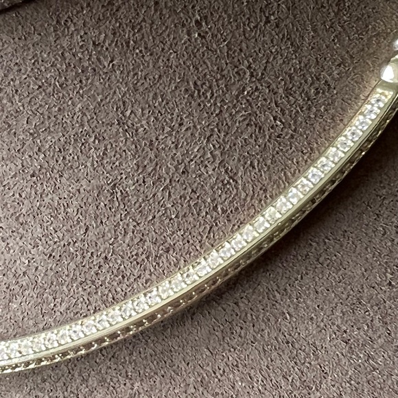 NWT Kendra Scott RARE & Retired Scottie Necklace Yellow Gold & Inlaid CZ’s GORG! - Picture 15 of 16